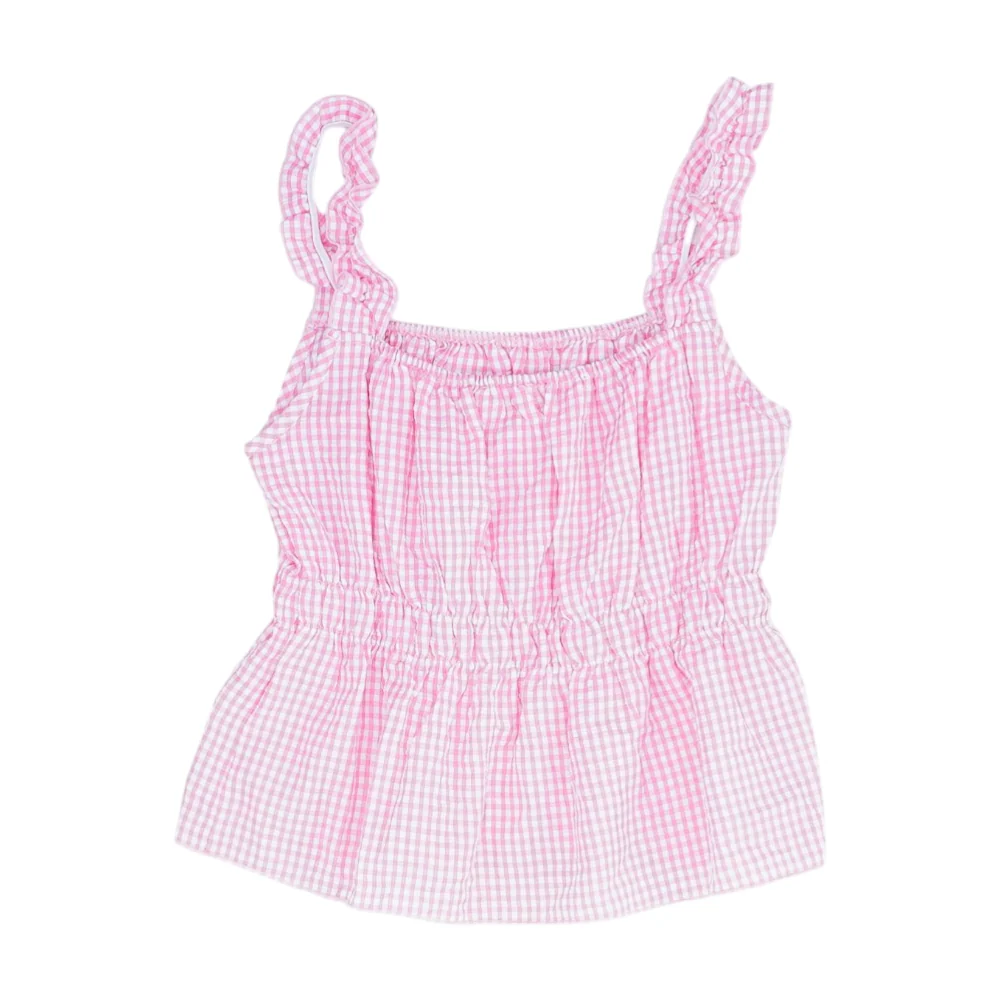 Pink Check Blouse - Image 2
