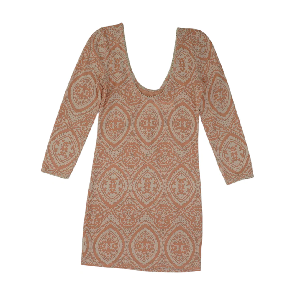 Peach Graphic Blouse - Image 2