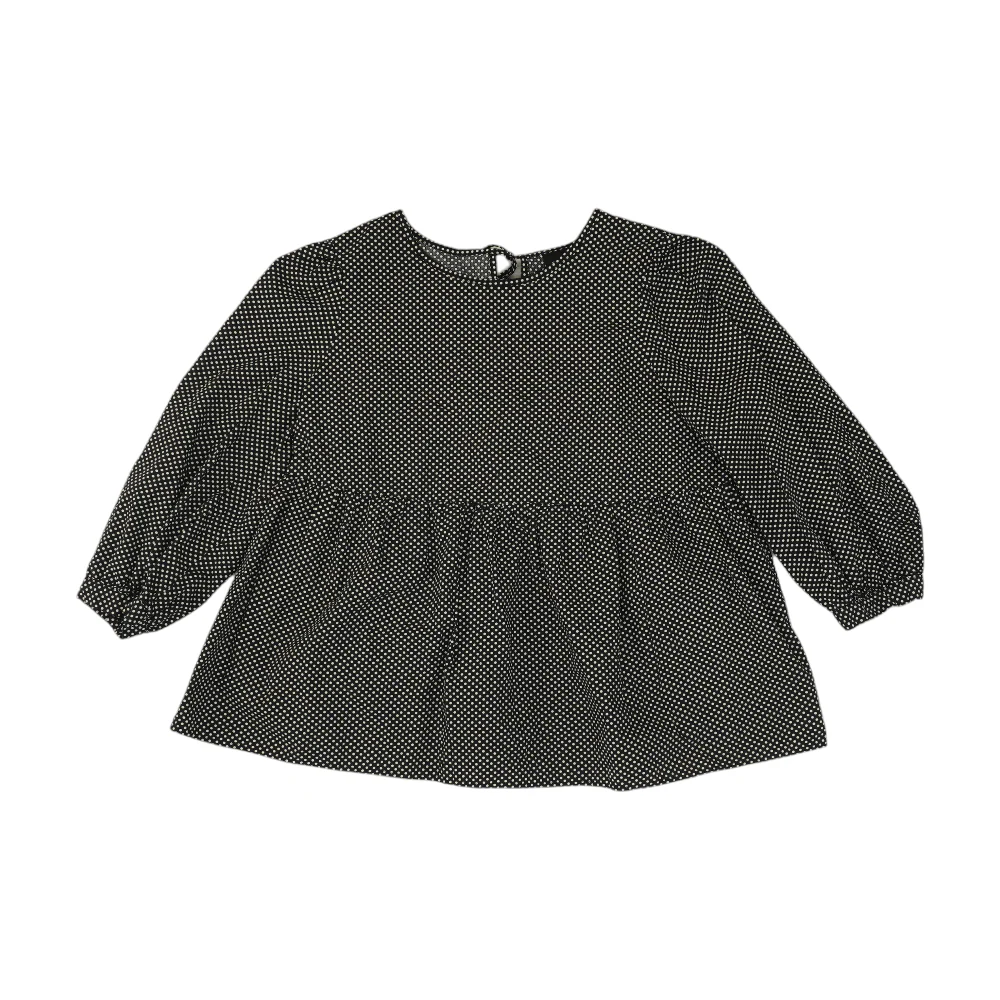 Black Polka Dot Blouse