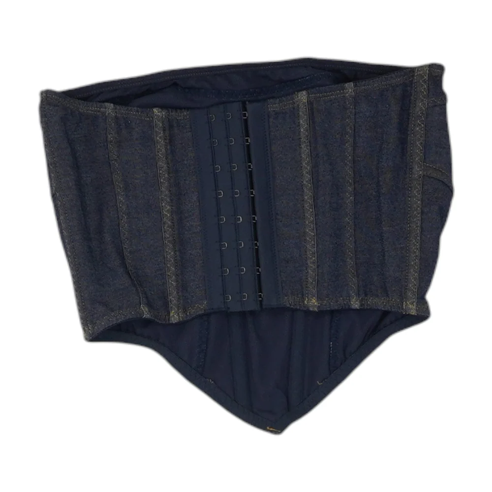 Blue Cropped Blouse - Image 2
