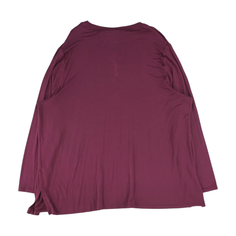 Maroon Plus Blouse - Image 2