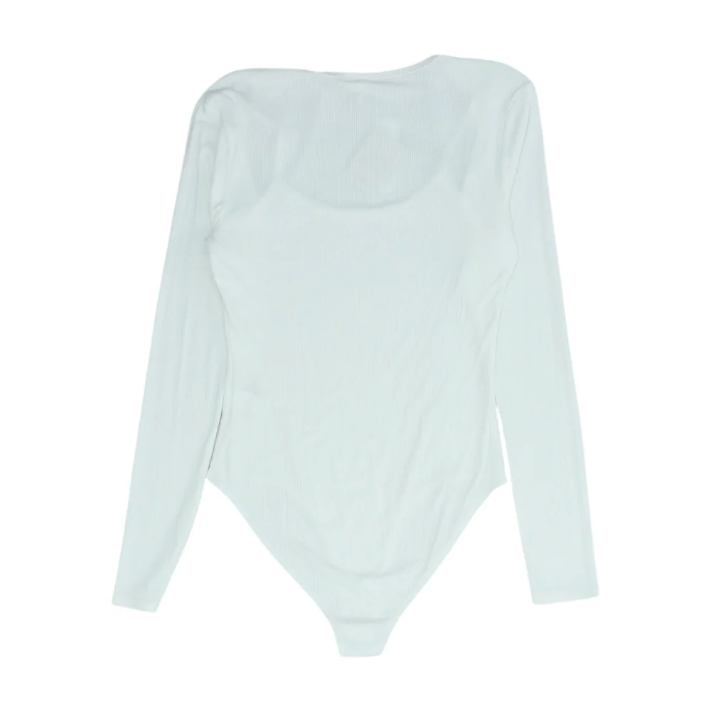 White Bodysuit Blouse - Image 2