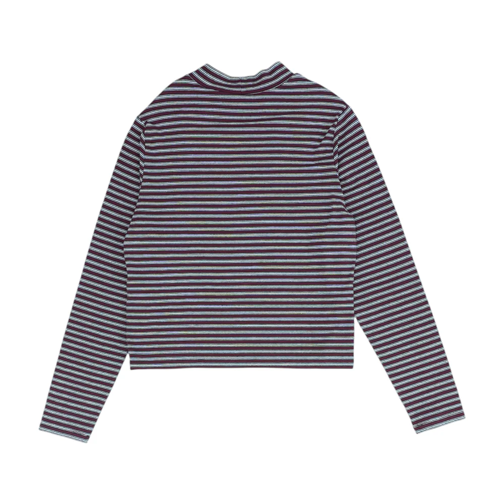 Maroon Striped Blouse - Image 2