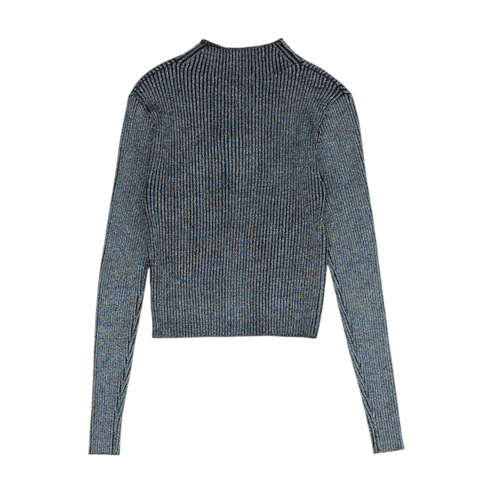 Black Striped Blouse - Image 2