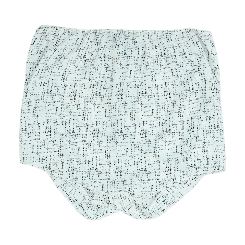 Ivory Polka Dot Cropped Blouse - Image 2