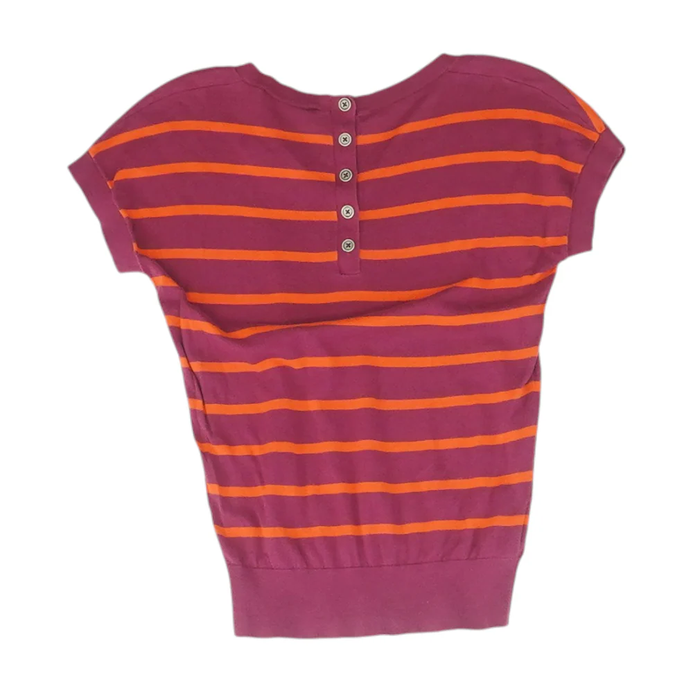 Magenta Striped Blouse - Image 2