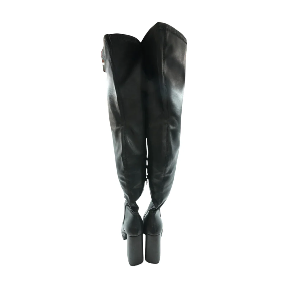 Black Knee-High Boots - Image 2