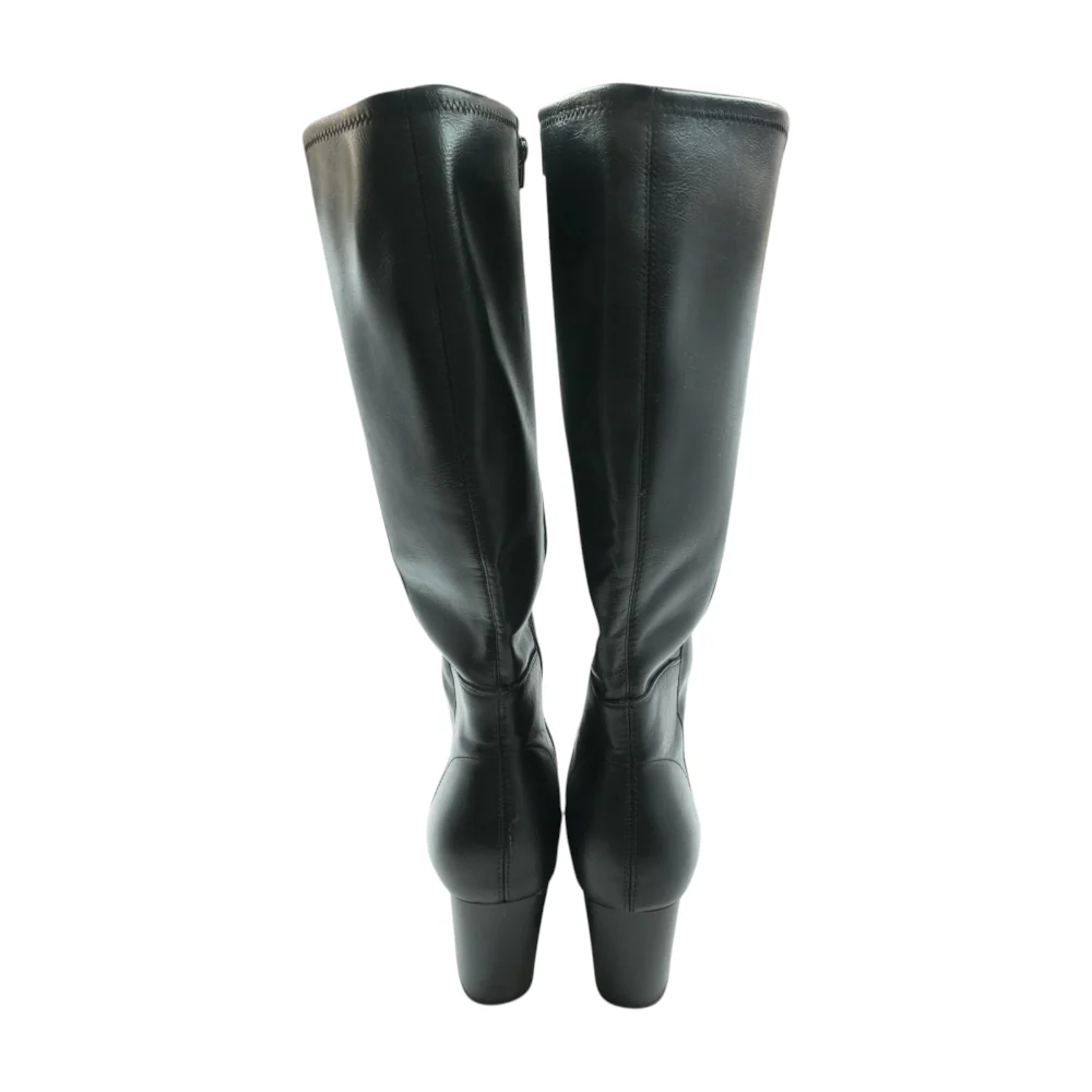 Black Knee-High Boots - Image 2