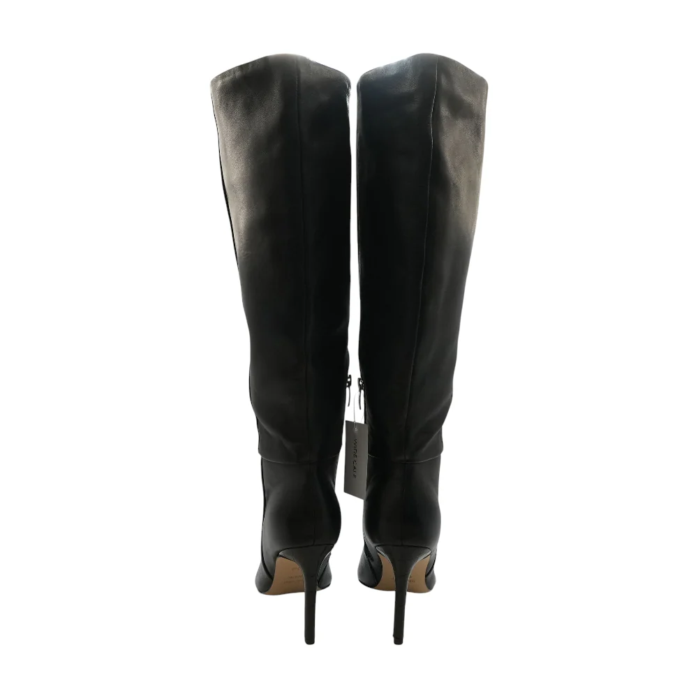 Black Knee-High Boots - Image 2