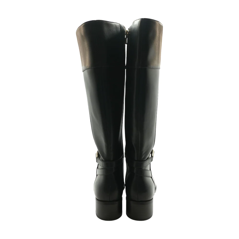 Black Knee-High Boots - Image 2