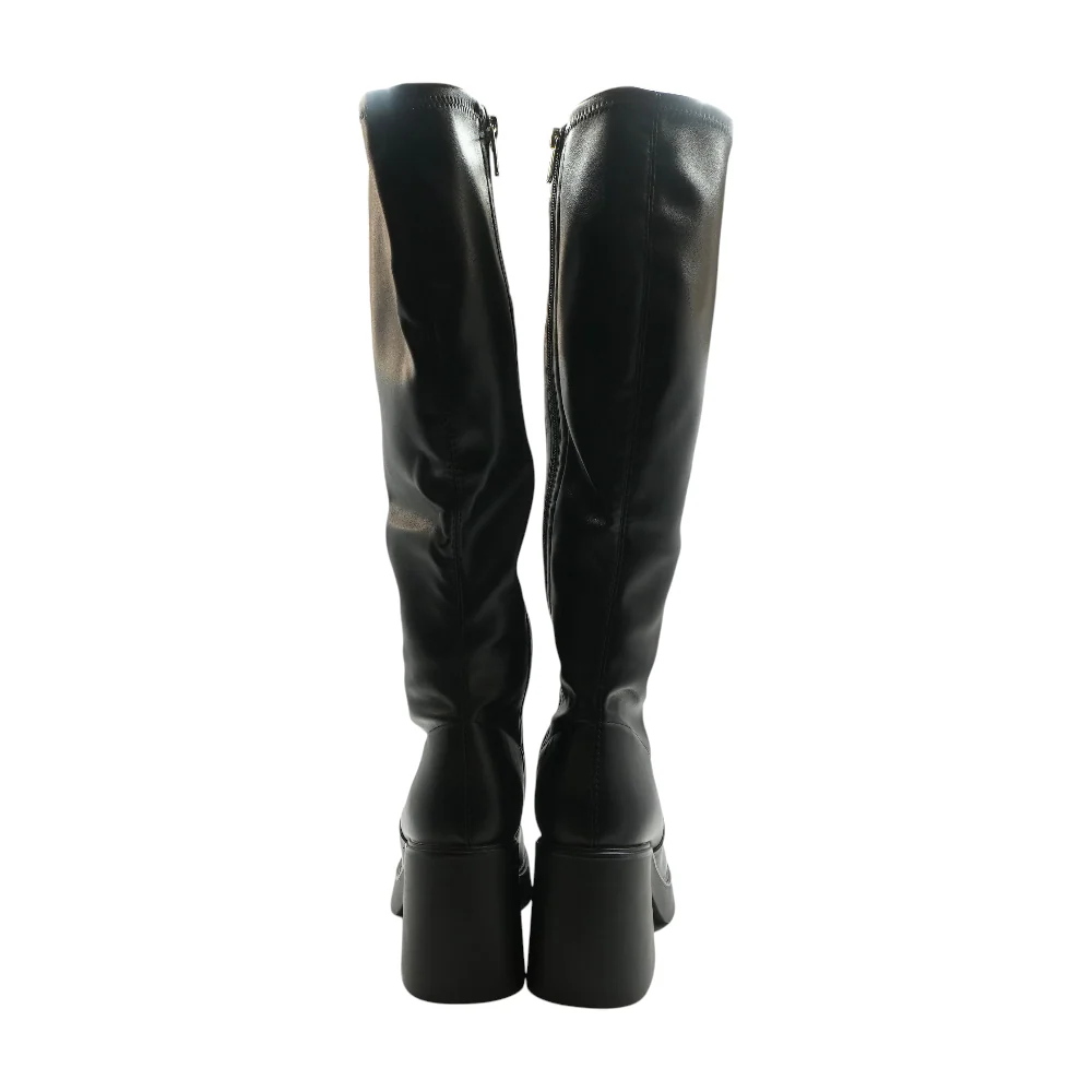 Black Knee-High Boots - Image 2