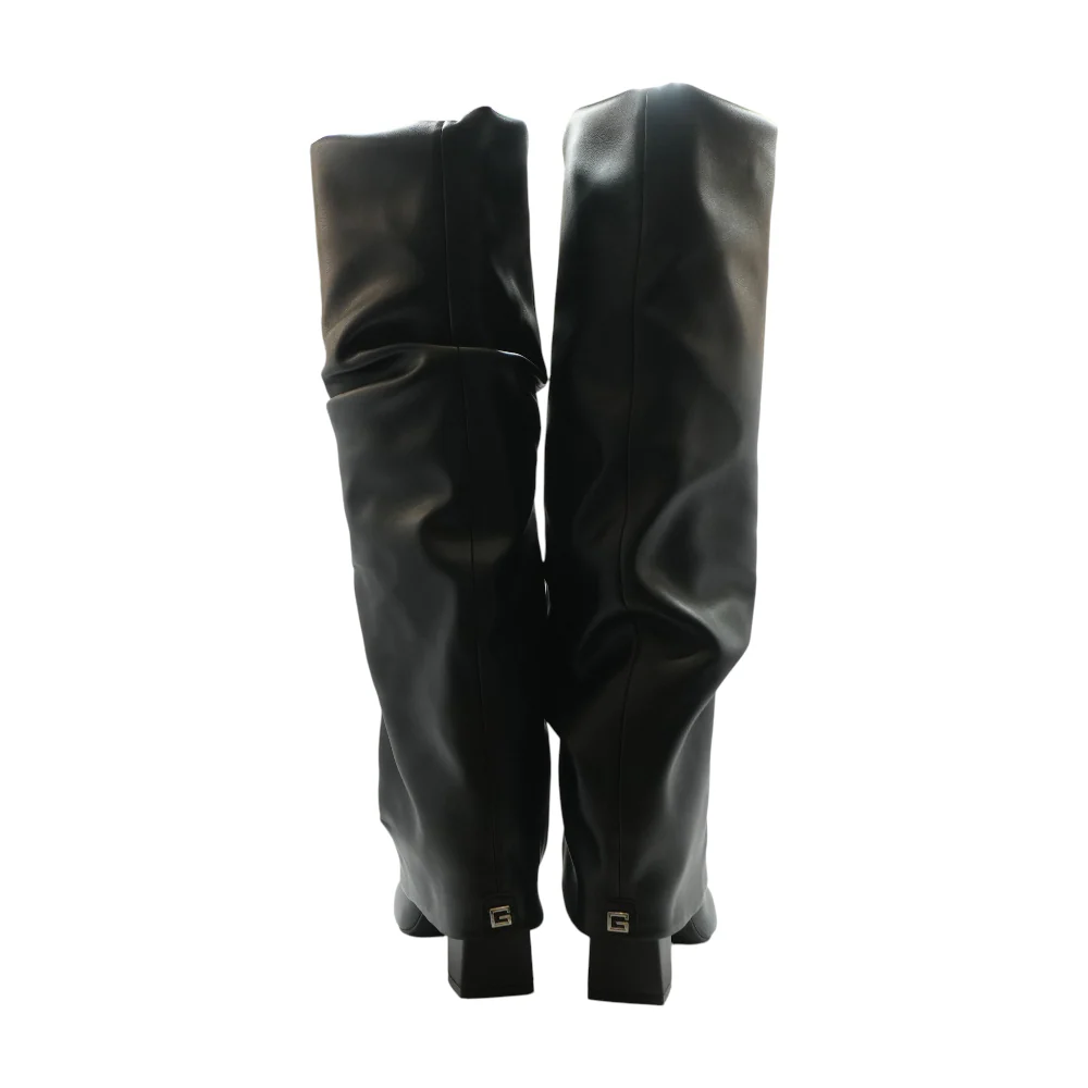 Black Knee-High Boots - Image 2