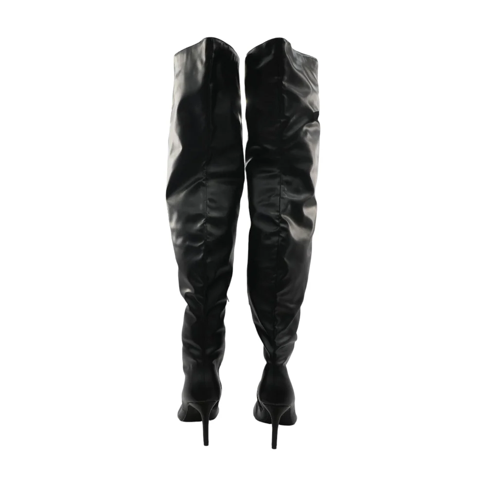 Black Over-the-Knee Boots - Image 2