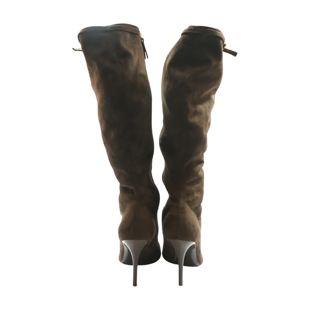 Brown Knee-High Boots - Image 2