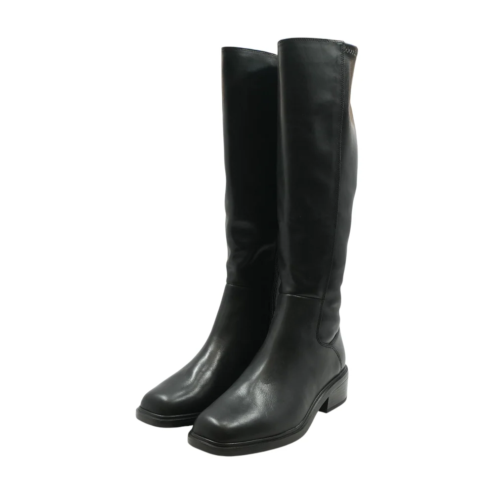 Black Knee-High Boots