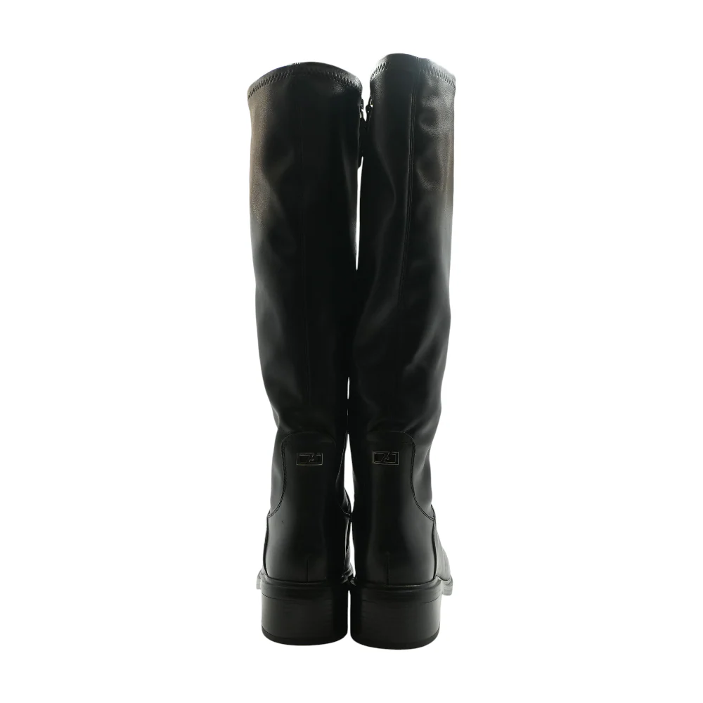 Black Knee-High Boots - Image 2