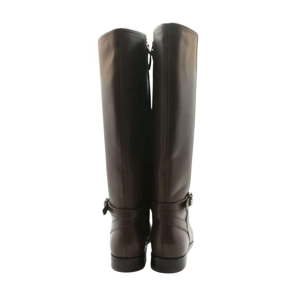 Brown Knee-High Boots - Image 2