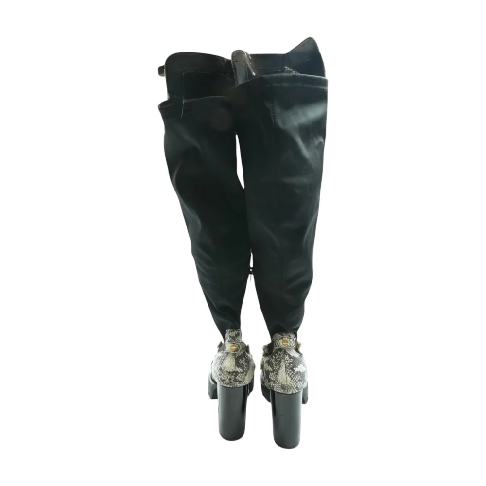 Black Over-the-Knee Boots - Image 2
