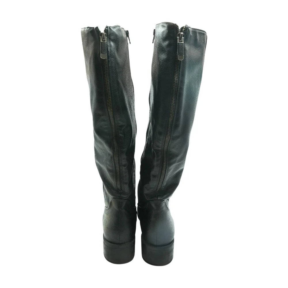 Black Knee-High Boots - Image 2
