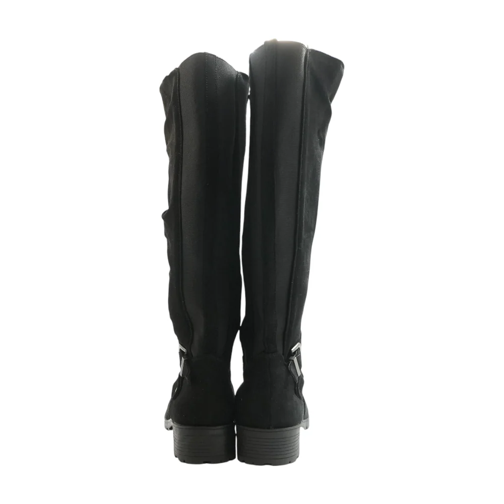 Black Knee-High Boots - Image 2
