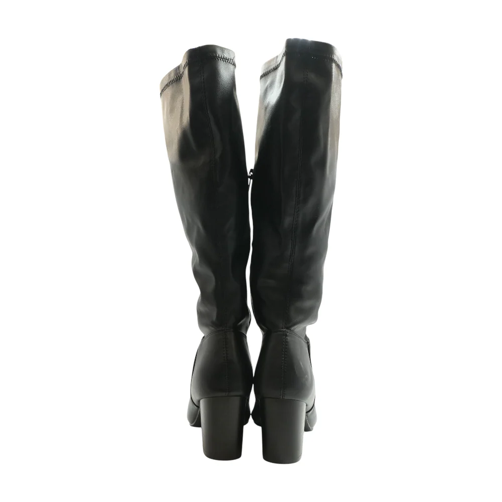 Black Knee-High Boots - Image 2