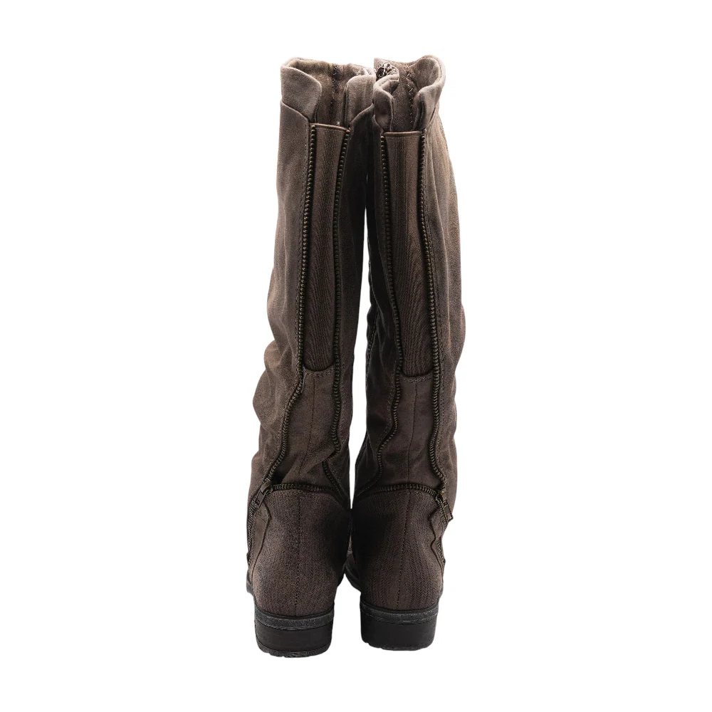 Brown Knee-High Boots - Image 2
