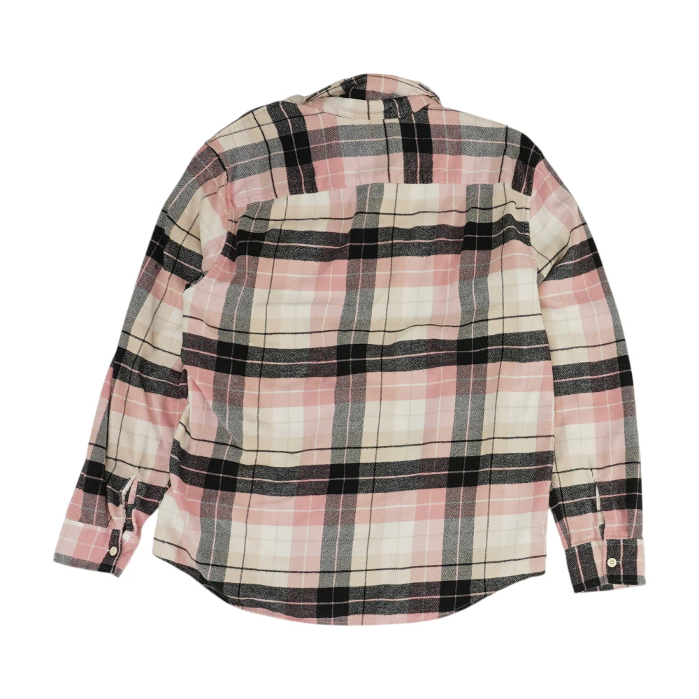 Pink Plaid Flannel Button Down - Image 2