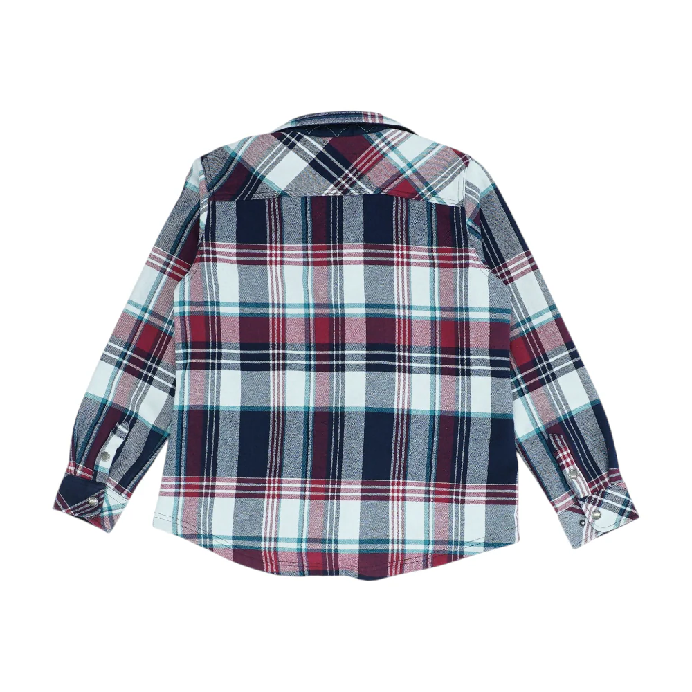 White Plaid Button Down - Image 2