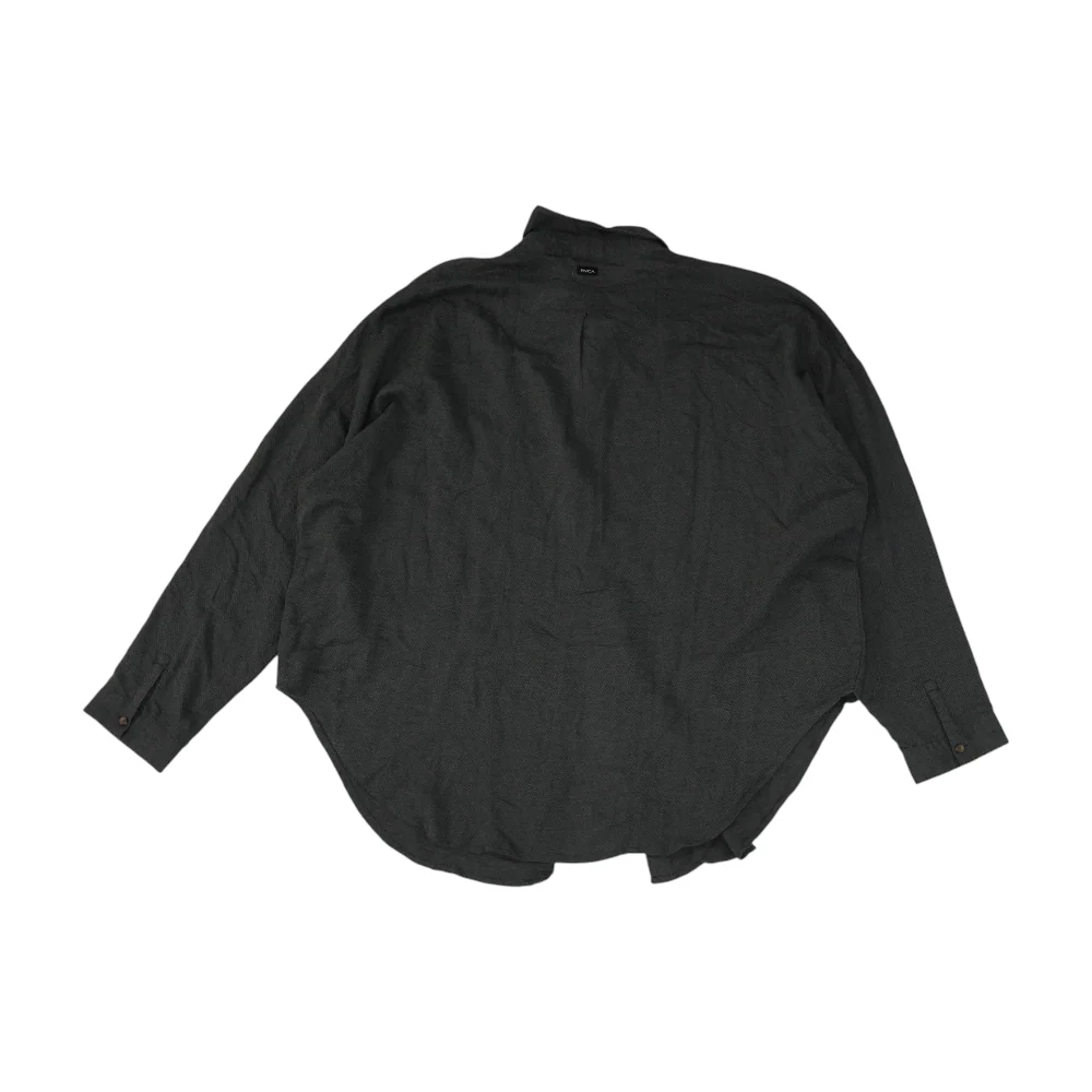 Gray Herringbone Button Down - Image 2