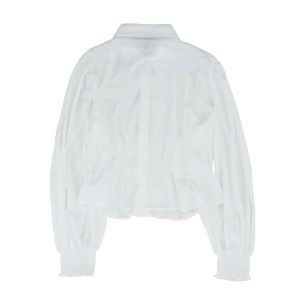 White Floral Button Down - Image 2