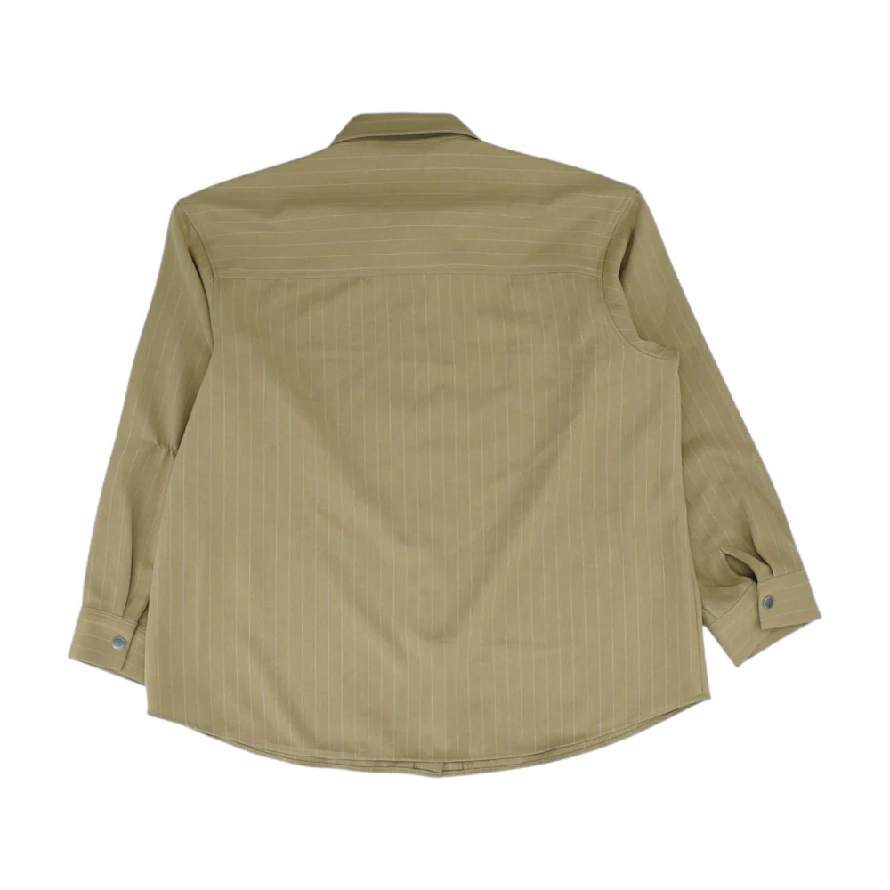 Tan Striped Button Down - Image 2