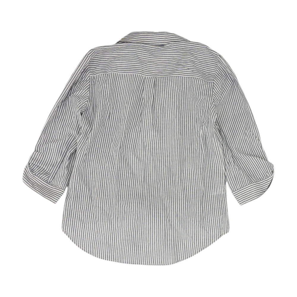 White Striped Button Down - Image 2