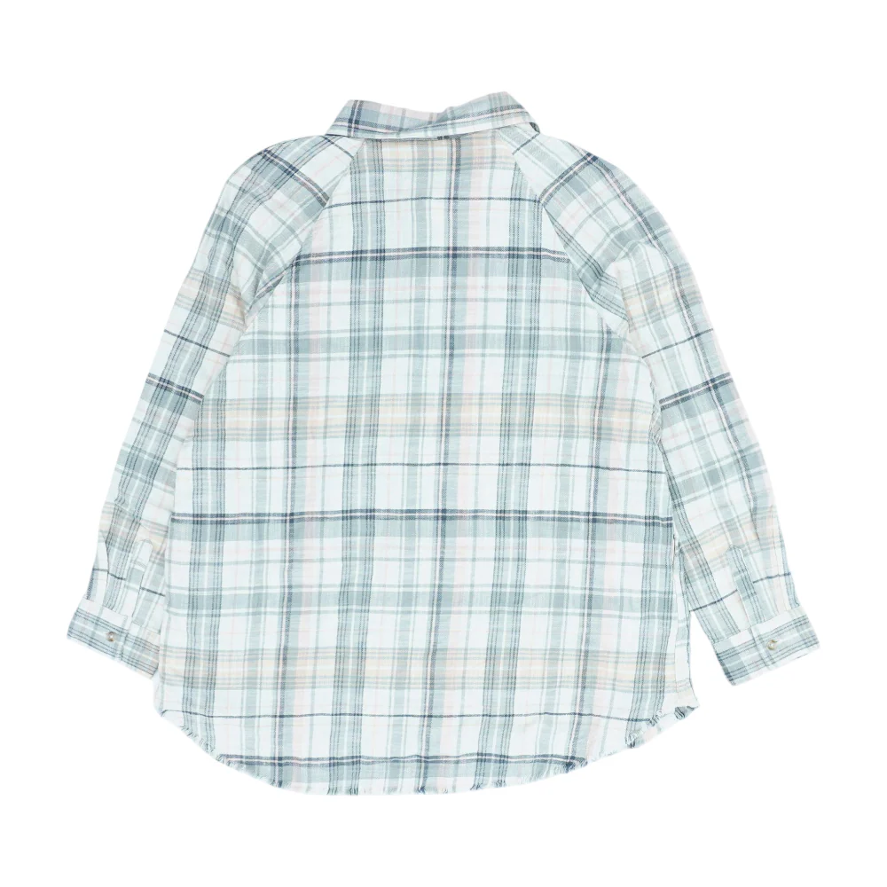 Cream Plaid Button Down - Image 2