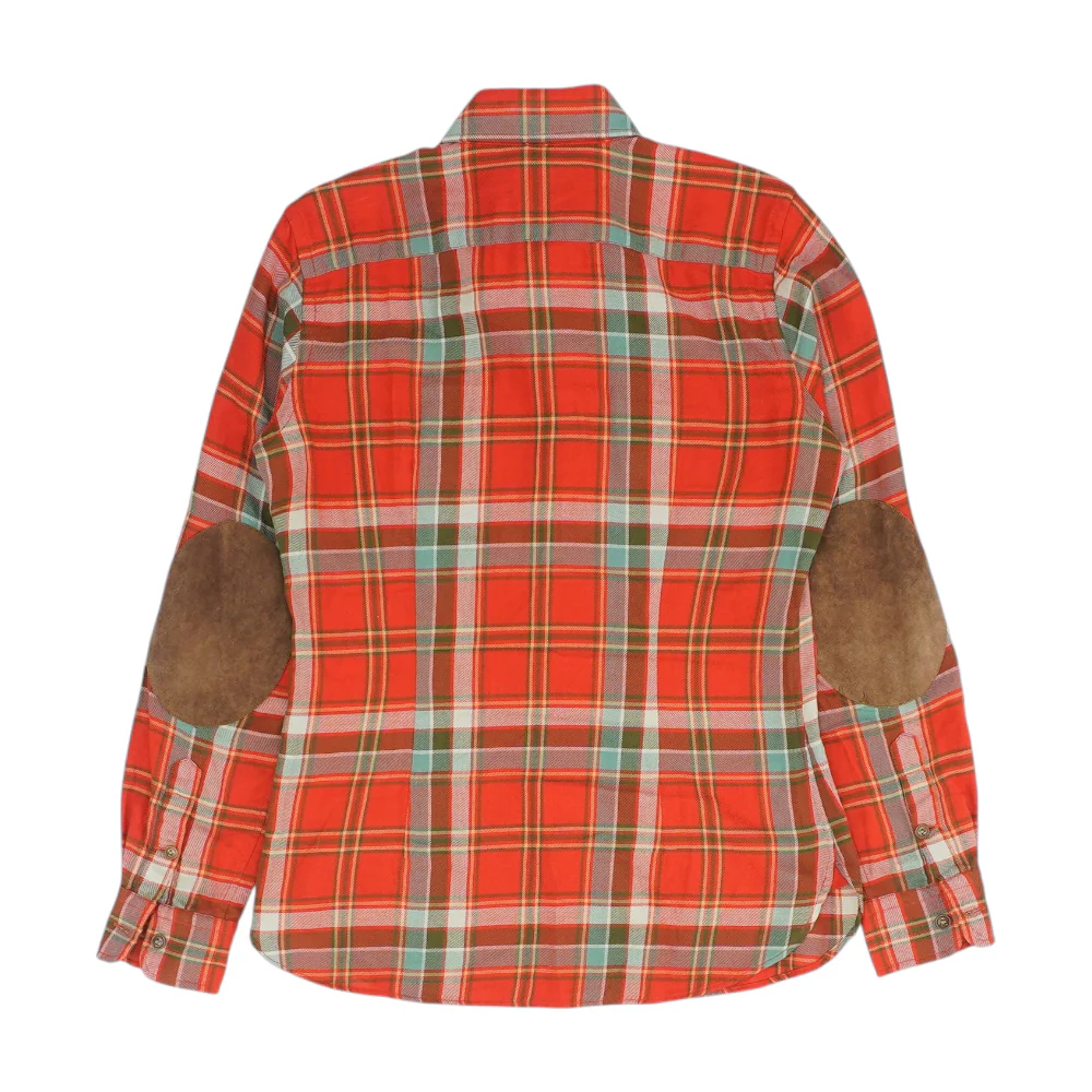 Red Plaid Flannel Button Down - Image 2