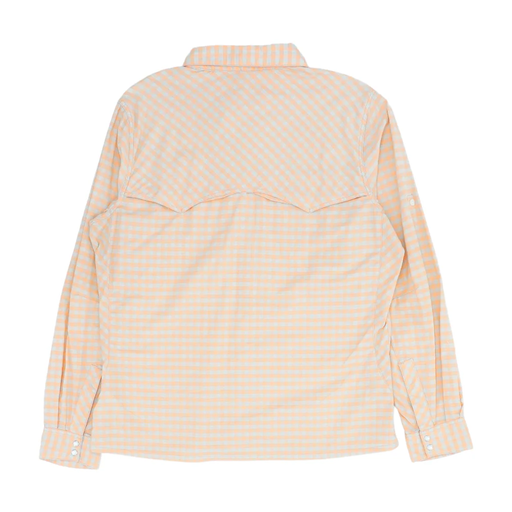 Orange Check Outdoor Button Down - Image 2