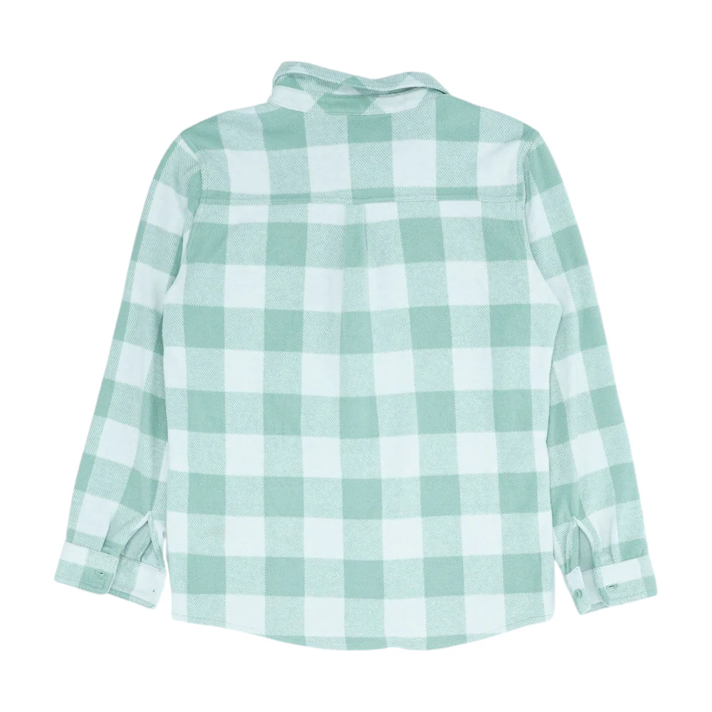 Green Check Flannel Button Down - Image 2