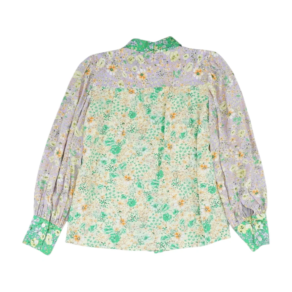 Green Floral Button Down - Image 2