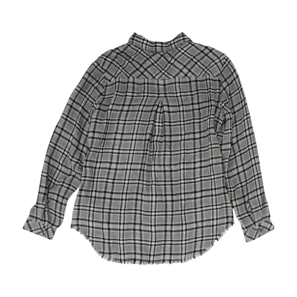 Gray Plaid Button Down - Image 2