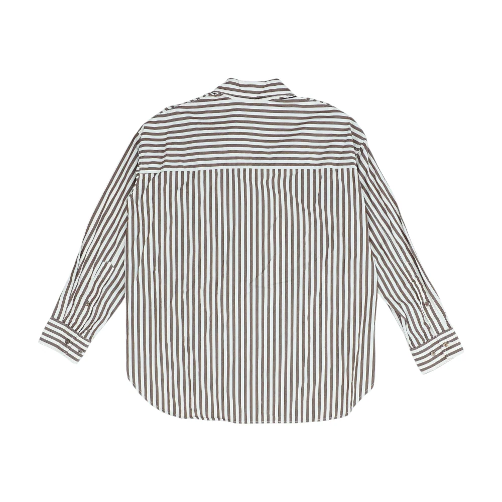 Brown Striped Button Down - Image 2