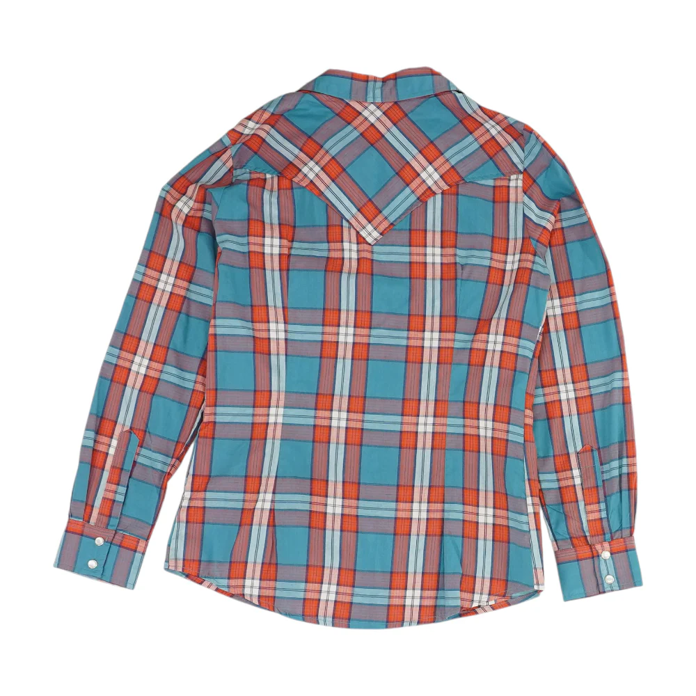 Blue Plaid Button Down - Image 2