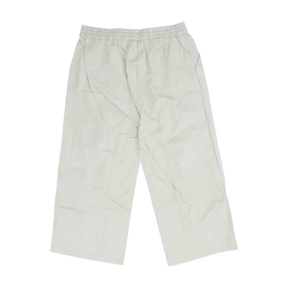 Tan Solid Chino Capris - Image 2