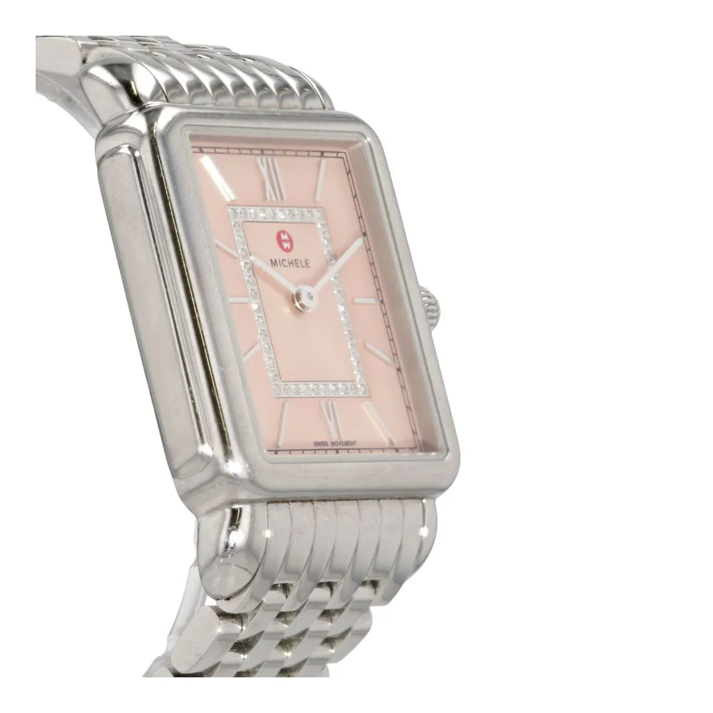 Women's Deco II Diamond Dial Stainless Steel Watch - Image 3