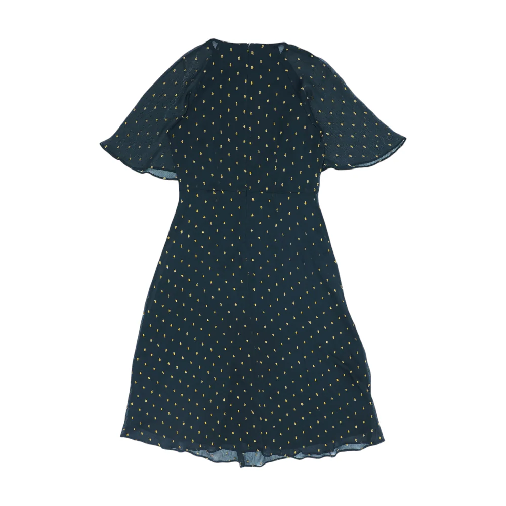 Black Print Midi Dress - Image 2