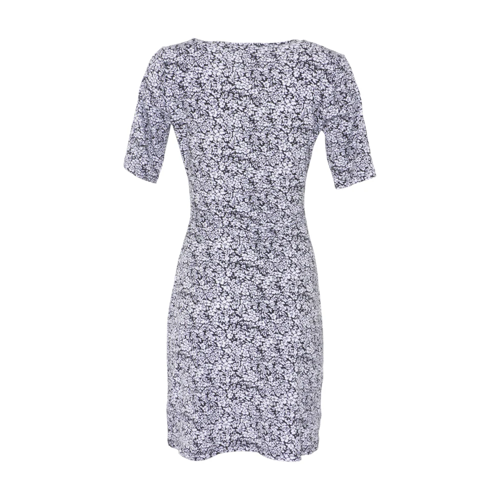 Black Floral Mini Dress - Image 2