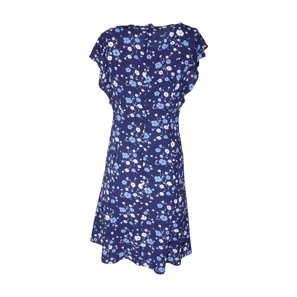 Navy Floral Mini Dress - Image 2