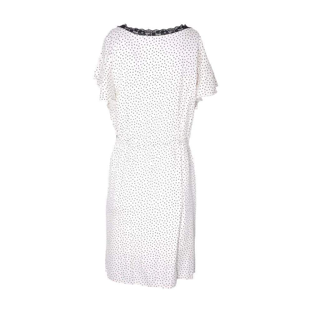 Ivory Polka Dot Midi Dress - Image 2