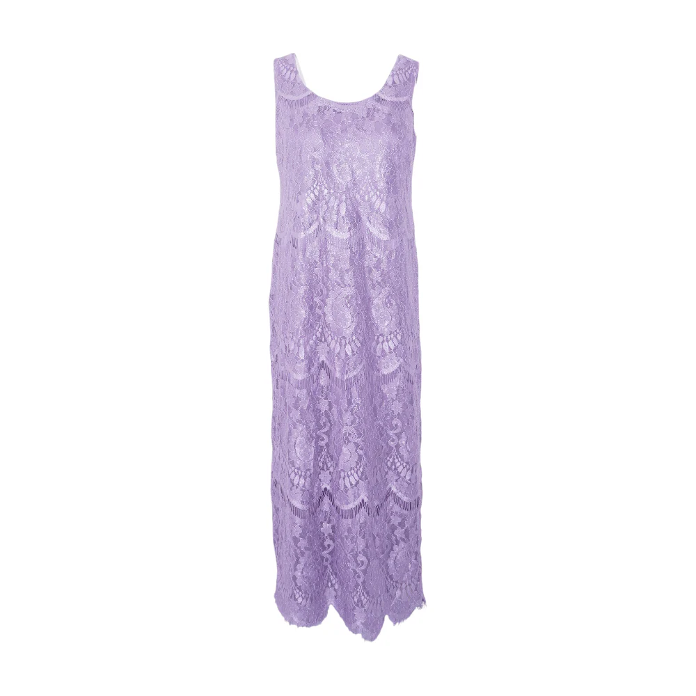 Purple Petite Midi Dress