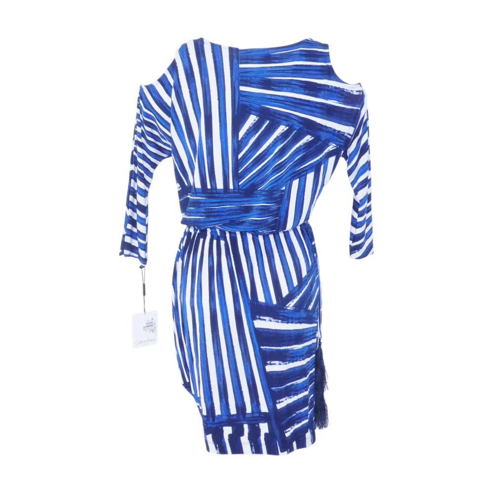 Blue Abstract Mini Dress - Image 2