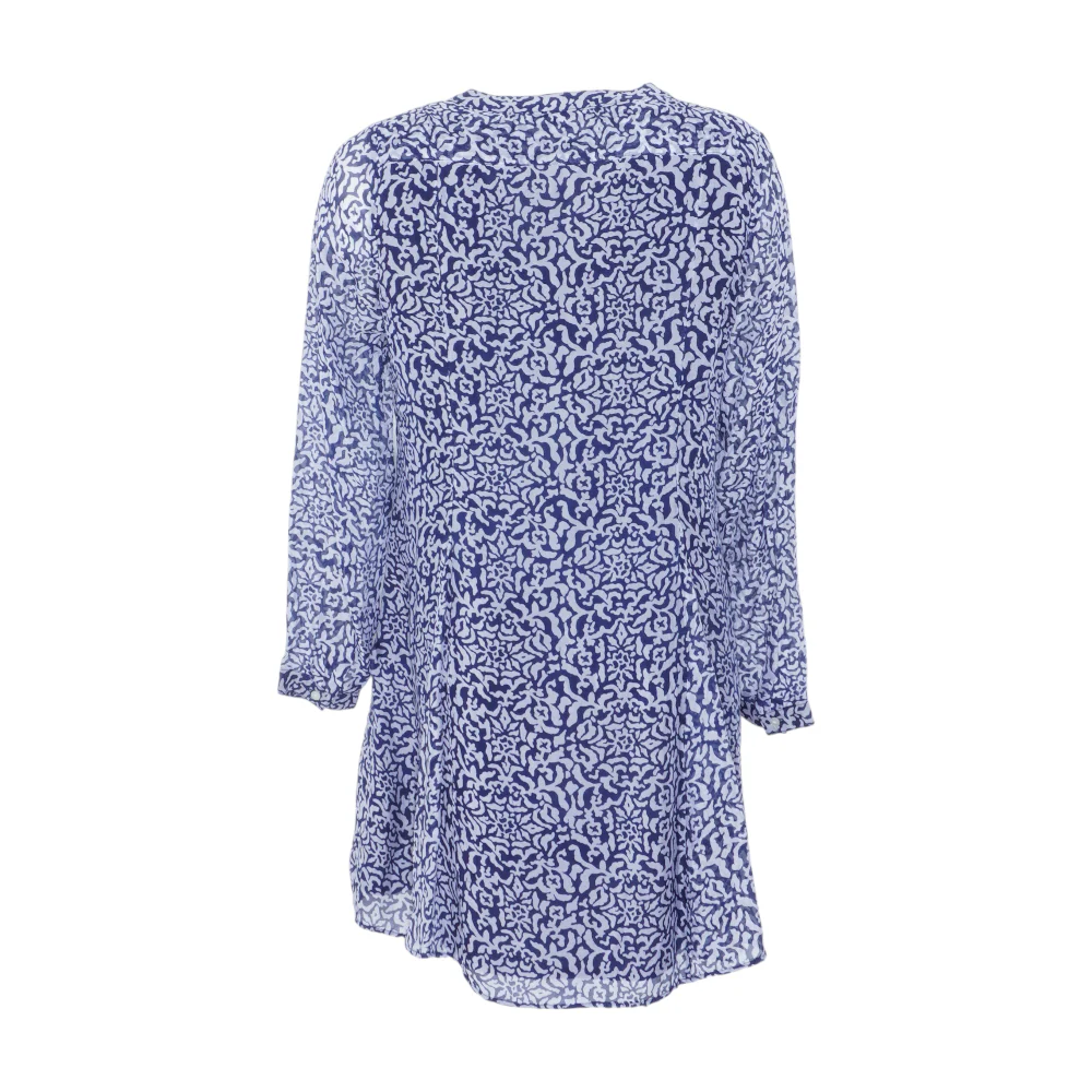 Navy Floral Mini Dress - Image 2