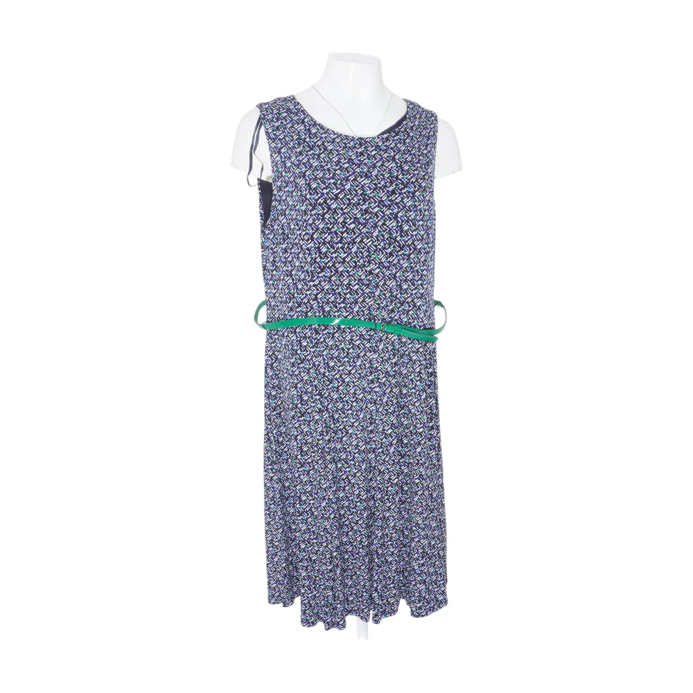 Navy Plus Graphic Midi Dress